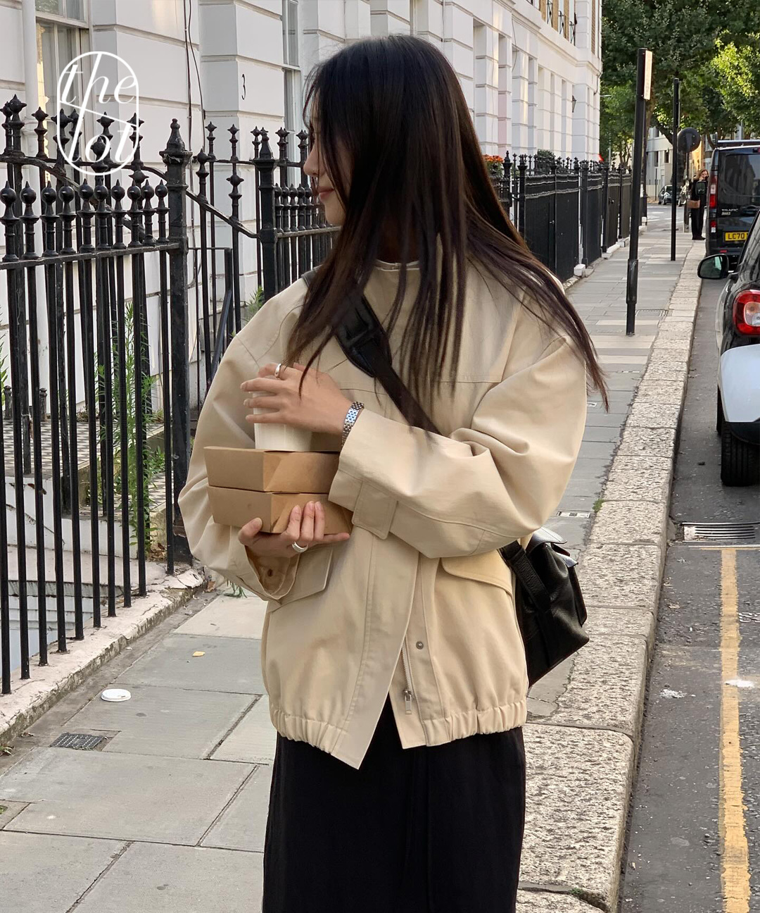Jinsim Nut Loose-fit High Neck Jacket